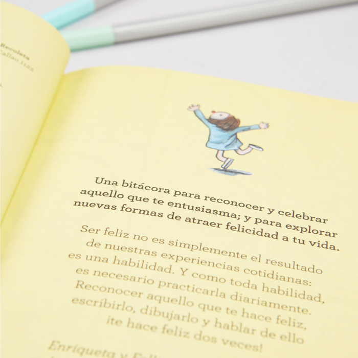 Monoblock | Self-Discovery Book: Bitácora de la Felicidad - Unlock Personal Growth | Spanish