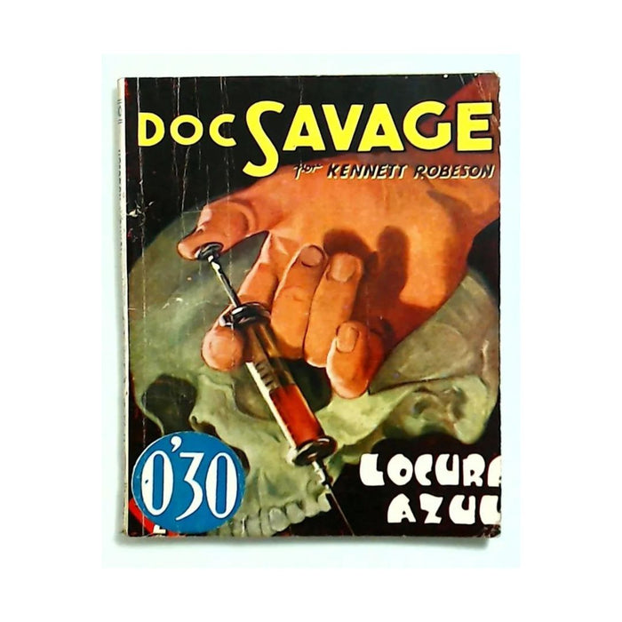 Book Doc Savage "Locura Azul" by Kennett Robeson