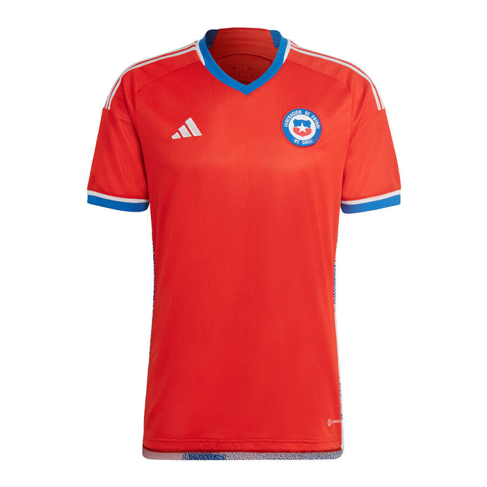 Adidas Chile 22/23 Home Football Shirt - Official Soccer Jersey for Fans - Camisetas Collection