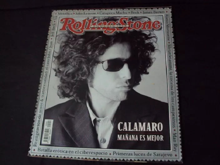 Rolling Stone Magazine Andres Calamaro Edited by La Nación, Septiembre 1998