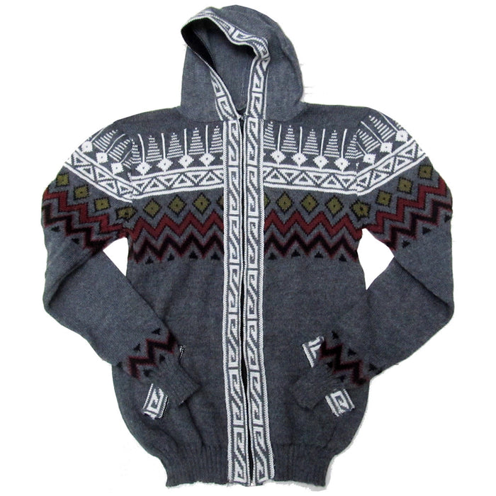 Campera Alpaca Handcrafted Argentine Alpaca Jacket - Northern Argentine Style Art