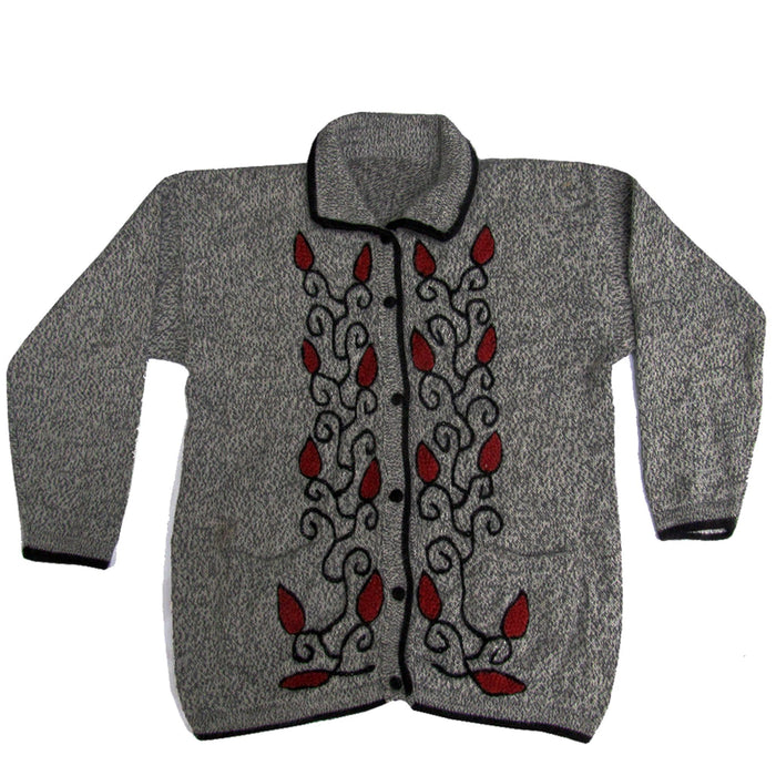 Campera Artesanal Handmade Argentine Artisan Flower Jacket - Authentic Northern Argentine Style, Quality Craftsmanship