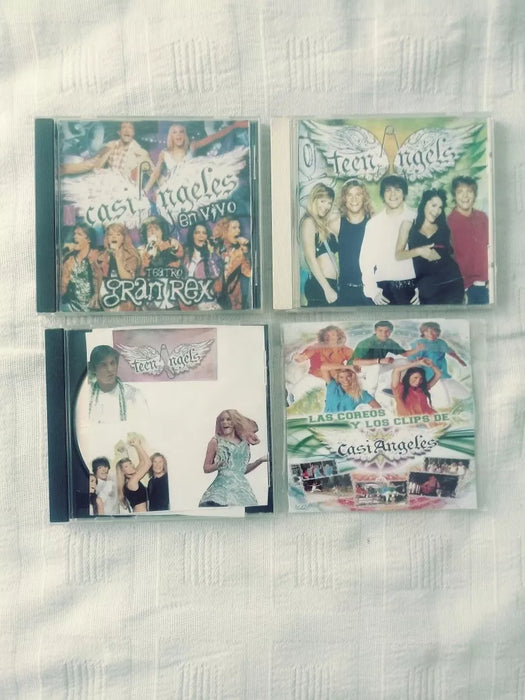 Set of 4 CDs by Casi Ángeles Teen Angels