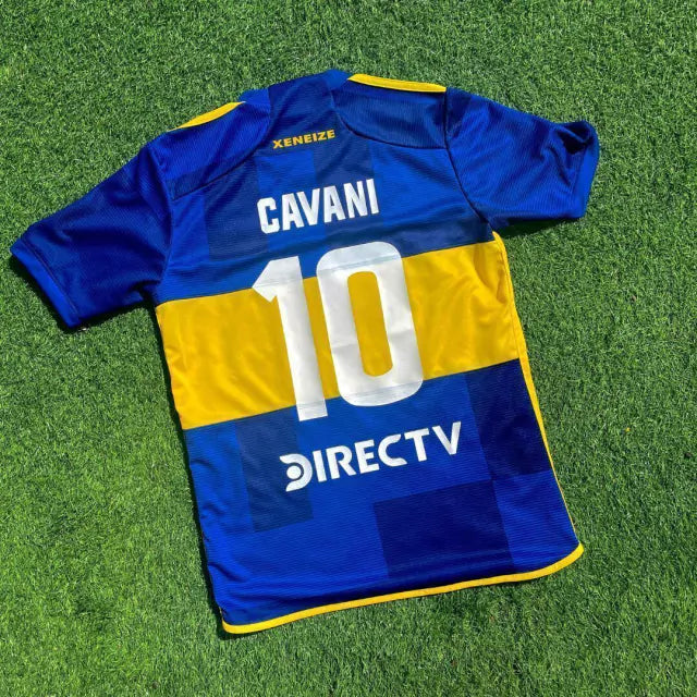 Camiseta de Fútbol Boca Juniors Jersey 2024 - Edition (Barco, Cavani, Zeballos, Rojo)