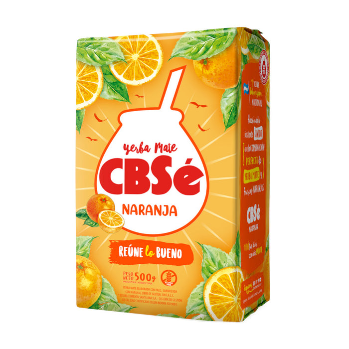 CBSé Orange Yerba Mate - Energizing Citrus Infusion, 500 g / 17.63 oz
