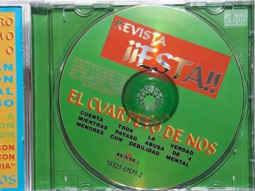 Phisical CD Cuarteto De Nos Like New Offer Oka Magazine This Reacondicionado Reconditioned - (1 count)