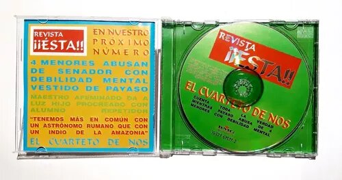 Phisical CD Cuarteto De Nos Like New Offer Oka Magazine This Reacondicionado Reconditioned - (1 count)