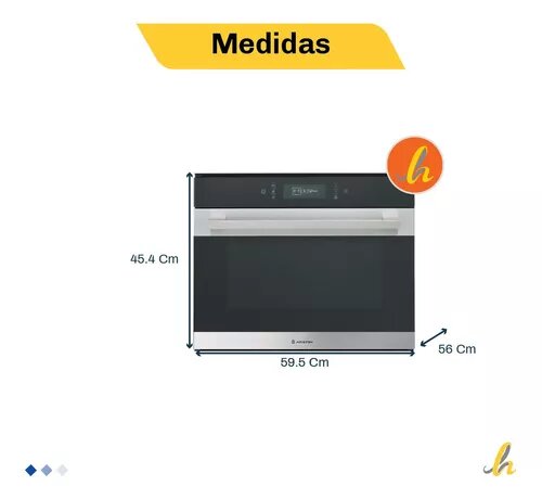 Ari MP 776 IX A - Stainless Steel - 230V Microwave Oven