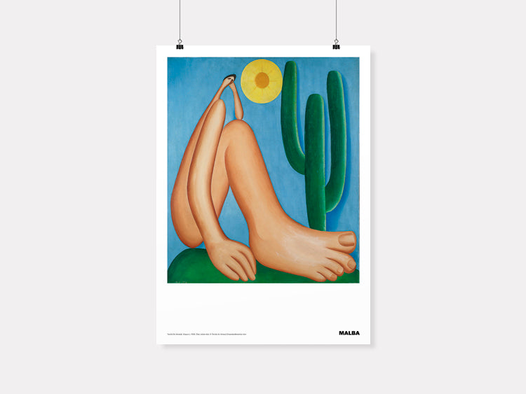 Malba | Poster: Verboamerica - Tarsila do Amaral: Abaporu Art Print 50 cm x 70 cm