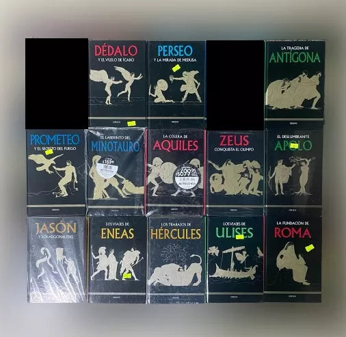 Colección de Libros Mitología Griega Greek Mythology Book Collection from Gredos Publishing House Book Pack (14 count)