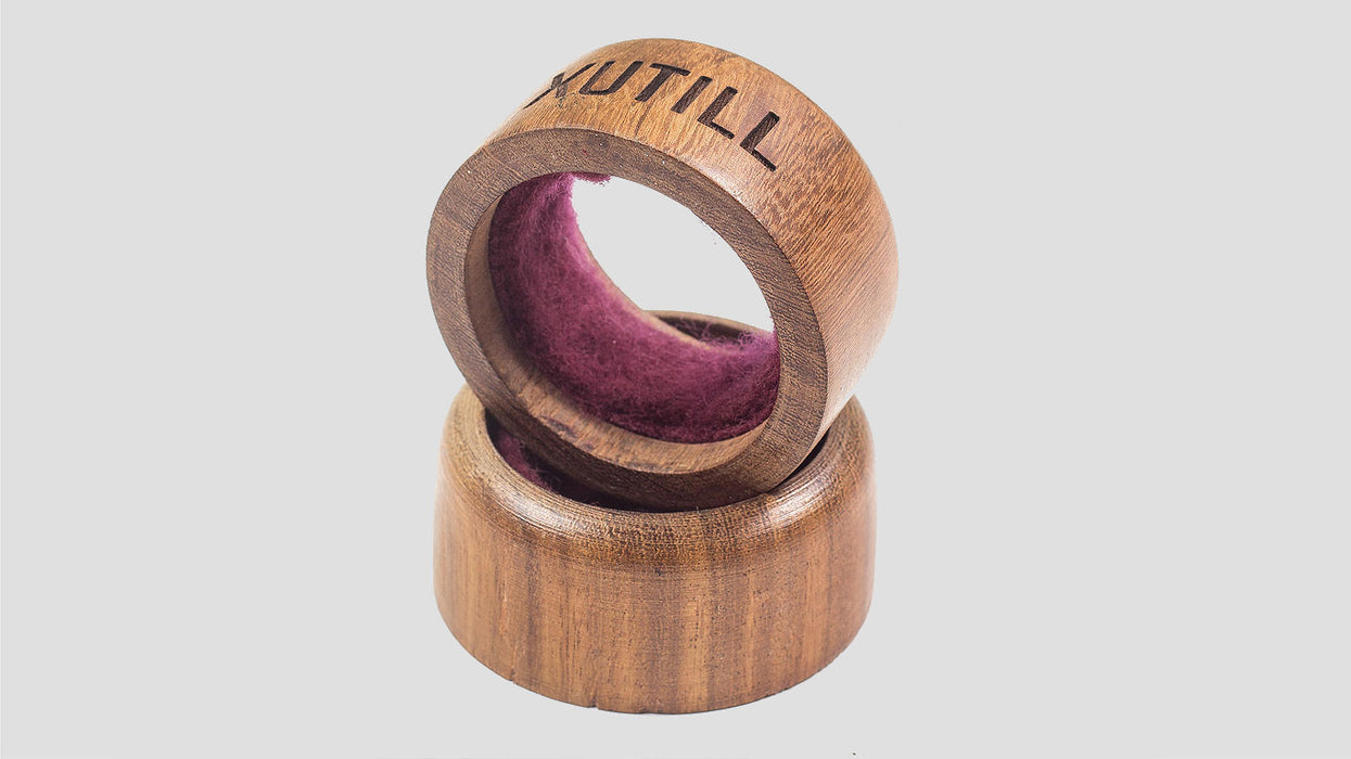 Xutill | Incense Wood Drip Cutter Corta Gotas de Vino - Includes Tubular Case | 6 cm x 5 cm x 5 cm