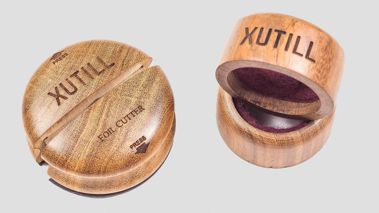 Xutill | Junior Set with Pneumatic Corkscrew, Foil Cutter, and Drip Cutter | Wine accessories