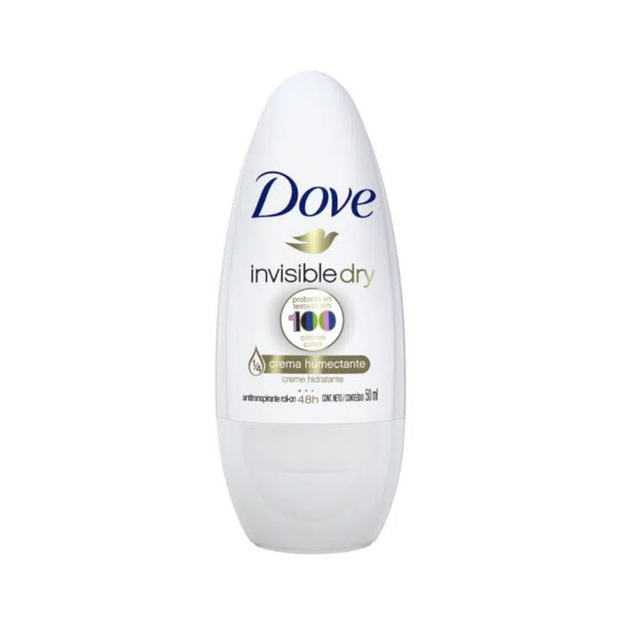 Dove Women's Invisible Dry Antiperspirant with Moisturizing Cream Roll-On - 24-Hour Protection, 50 ml / 1.69 oz fl