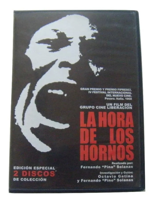 DVD Movie La Hora De Los Hornos Director Pino Solanas Special Edition of 2 Collector's Discs