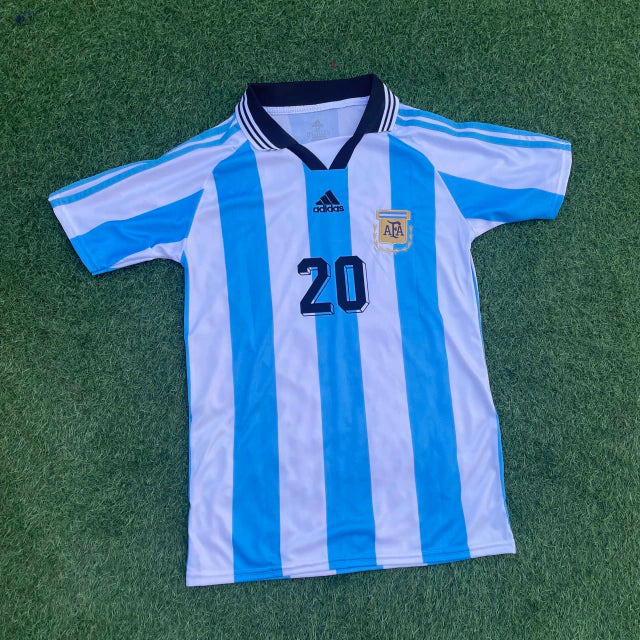 Camiseta Retro Jersey - AFA 1998 World Cup - Marcelo Gallardo Edition - Authentic Soccer Apparel