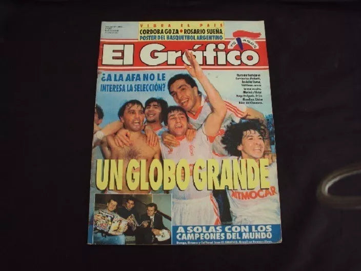 Revista Magazine El Gráfico N° 3904 of 1994 A Big Balloon Over Huracán
