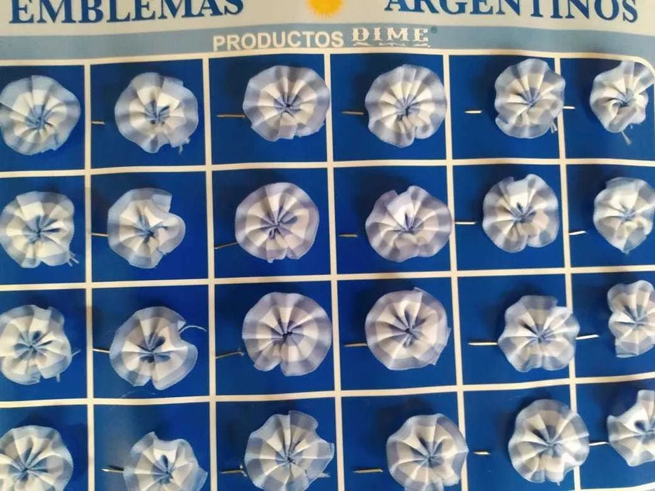 Argentine Emblems Round Escarapela de Tela No. 2 (24 count)