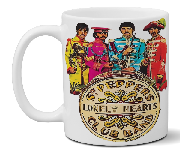 Taza de Cerámica The Beatles Ceramic Musical Mug - Lonely Hearts