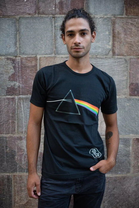 Iconic Pink Floyd Tee - 'The Dark Side of the Moon' Psychedelic Vibe