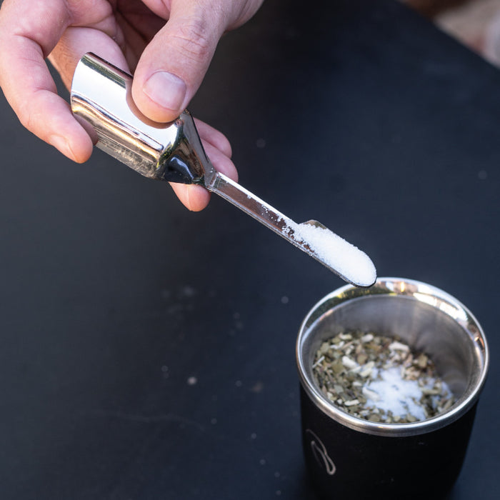 Flamenco 2-in-1 Yerba Mate Spoon, Double-Sided Yerba Spoon, Perfect for Mate Preparation