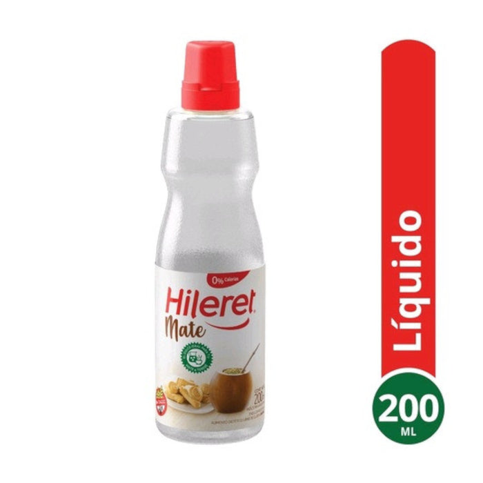 Hileret Mate Edulcorante Sweetener for Mate or Tereré Hot or Cold Food & Beverages, 200 ml / 6.8 fl oz (9 count)