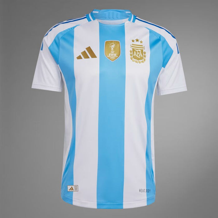 Adidas Titular Authentic Argentina 24 Jersey - Celebrate the 3-time world champions with this iconic jersey - Camiseta Titular Campeón del Mundo 3 Estrellas