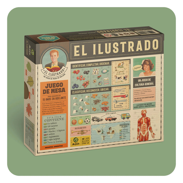 Maldón | Family Illustrated Delight: Board Game for Family & Friends - Playful Entertainment