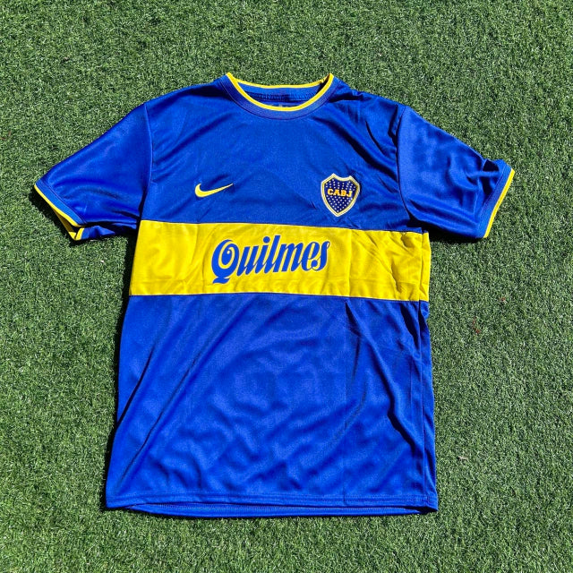 Camiseta de Fútbol Retro Boca Juniors 2000 - Martin Palermo #9 - Indumentaria Oficial para Fanáticos