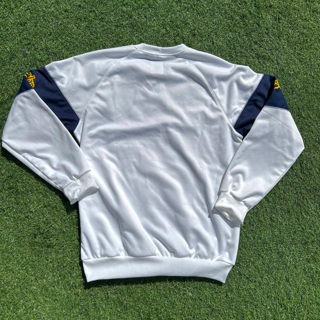 Buzo Retro 1995 Boca Juniors White Sweatshirt - Authentic Fan Apparel