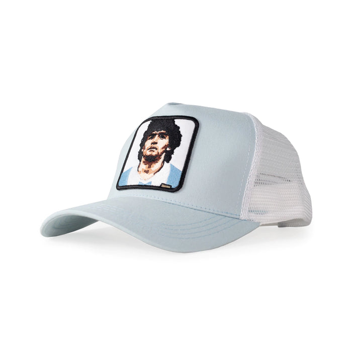 Kiricocho Maradona Cap - Iconic Blue Trucker Hat