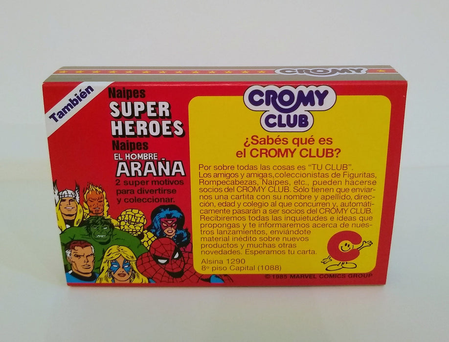 Super Amigos 1 1985 Playing Cards Set Featuring Batman, Superman, Wonder Woman, Green Arrow & More Superheroes (35 cards)