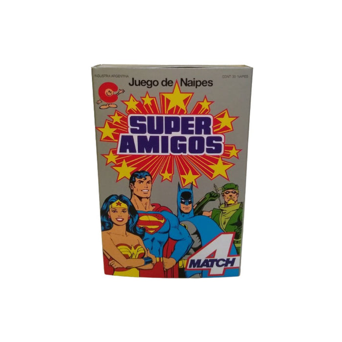 Super Amigos 1 1985 Playing Cards Set Featuring Batman, Superman, Wonder Woman, Green Arrow & More Superheroes (35 cards)