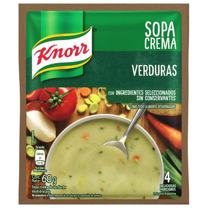 Knorr Sopa de verduras, Vegetables Soup 60 g / 2.11 oz (pack of 3)