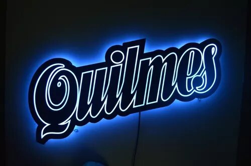 Decorative Luminous Led Beer Sign Quilmes Deco Bar