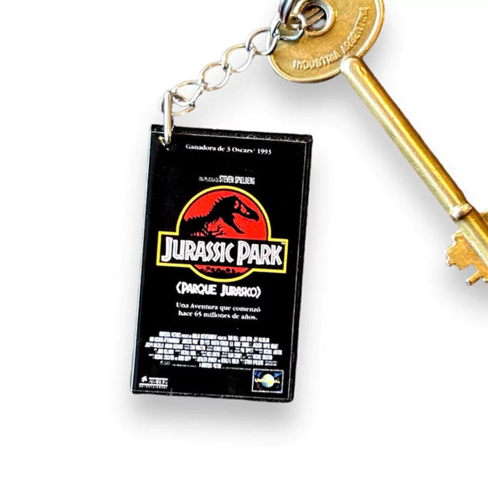 Retro Pop Keychain / VHS Jurassic Park - 3D Printed Miniature