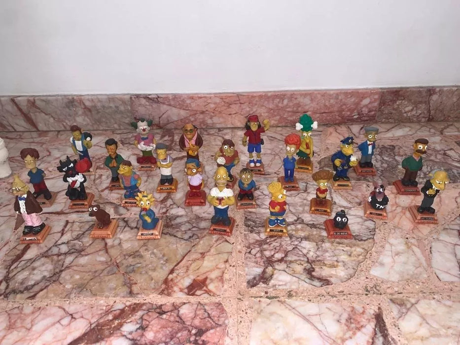 Collection of The Simpsons Dolls Made In Ceramic Ideal For Collectors (24 count)