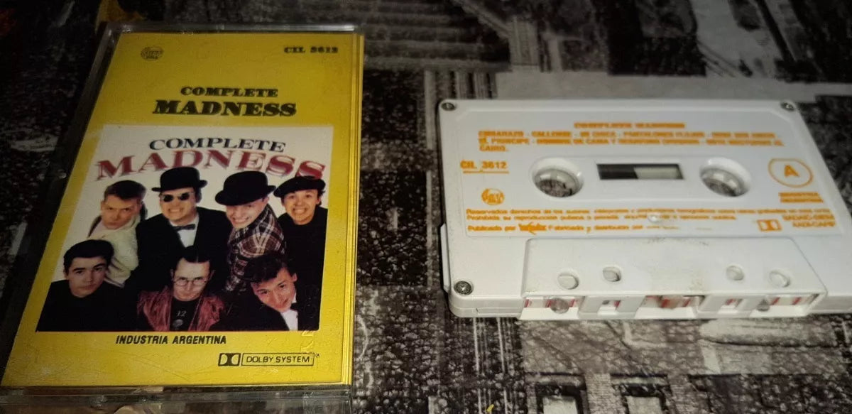 Madness Complete Cassette, Dolby System Made in Argentina