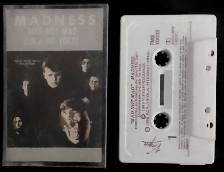 Madness Mad Not Mad, Loco No Loco Cassette 1986