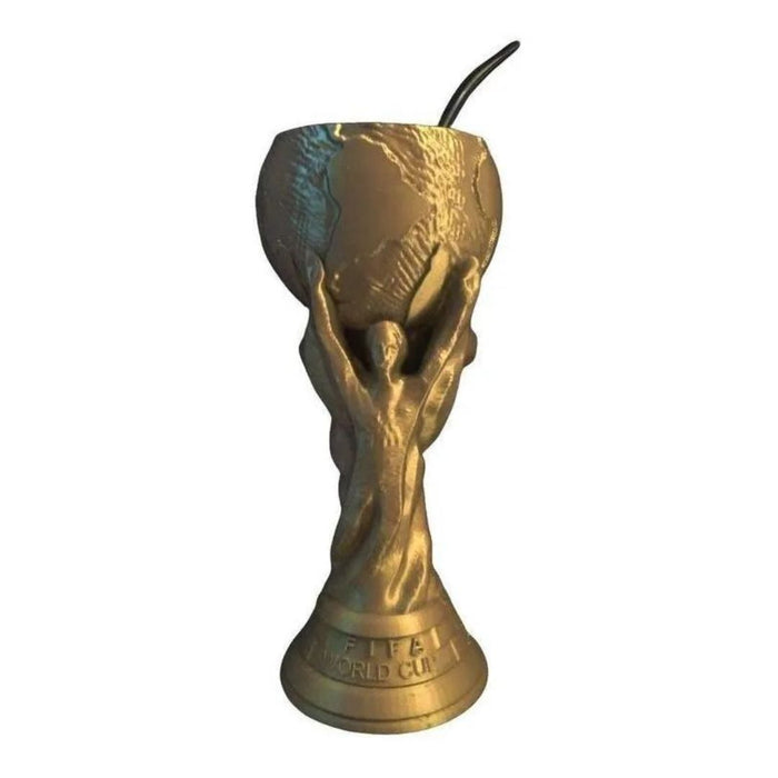Mate World Cup Qatar 2022, Copa del Mundo Argentina Campeon, 23 cm /  9.05"