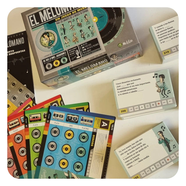 Maldón | El Melómano Music Enthusiast Card Game for Family & Friends - Playful Deck | Ideal for Music Lovers