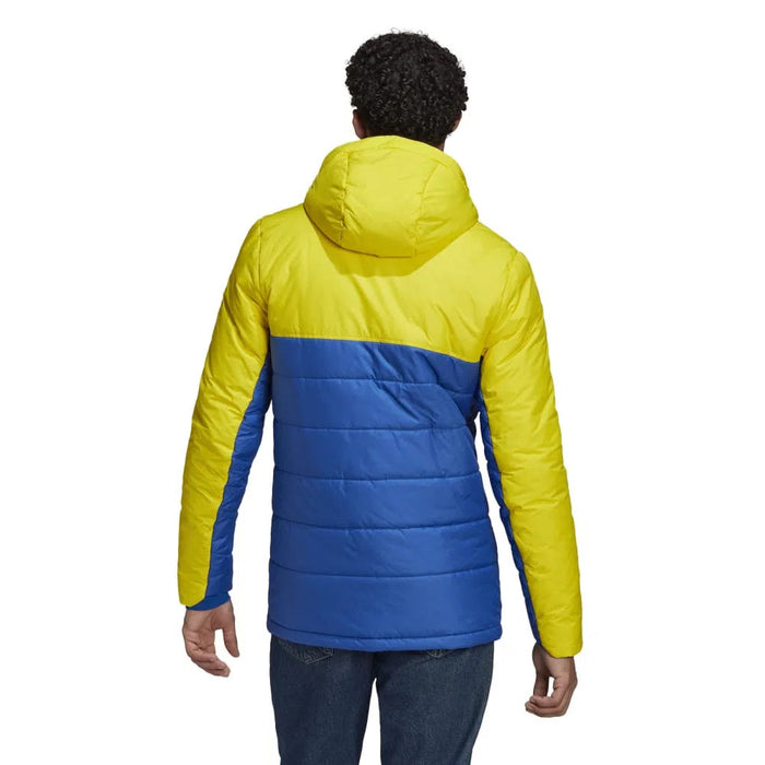 Men's Boca Juniors Winter Puffer Jacket Heat Insulated Coat Campera Invierno Boca Jrs by Adidas