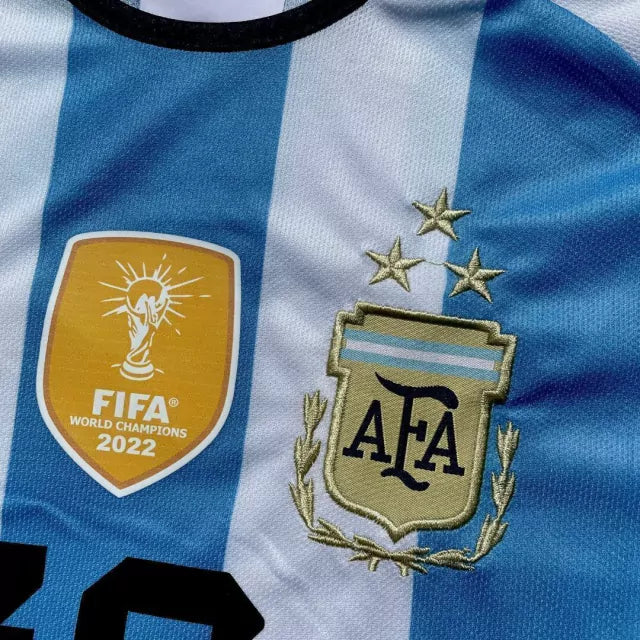 Camiseta de Fútbol Replica Argentina Qatar World Champions Jersey - ARG Merch