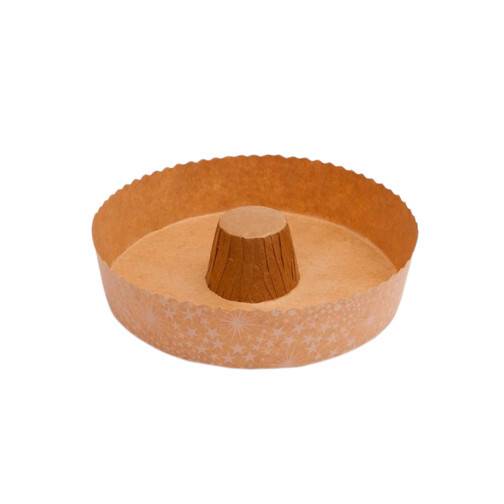Forma para Pão de Páscoa Caseiro Conjunto 10 Peças Molde para Rosca de Páscoa, 18 cm diam x 5 cm altura (embalagem com 10) 