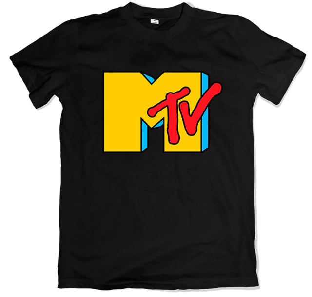 Camiseta retro del programa MTV - Algodón peinado de primera calidad 24.1 - Impresión por transferencia ultrarresistente 3.0