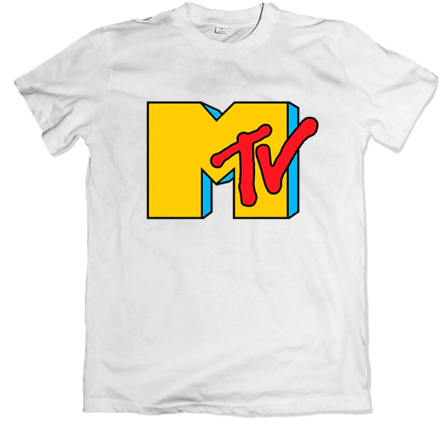 Camiseta retro del programa MTV - Algodón peinado de primera calidad 24.1 - Impresión por transferencia ultrarresistente 3.0