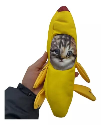 Banana Cat Plush Toy - TikTok Sensation!