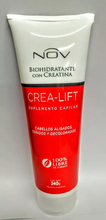Botox Biohidratante Con Creatina Crea Lift Nov Biohydrating With Creatine, Straightened, Dyed & Bleached Hair, 240 g / 8.46 oz