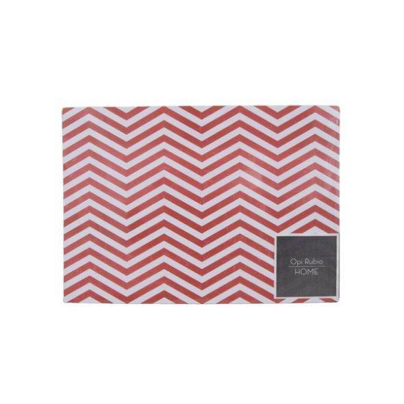 Opi Rubio Manteles Individuales Placemats Exclusive Zig Zag Tomate Design (25 units)