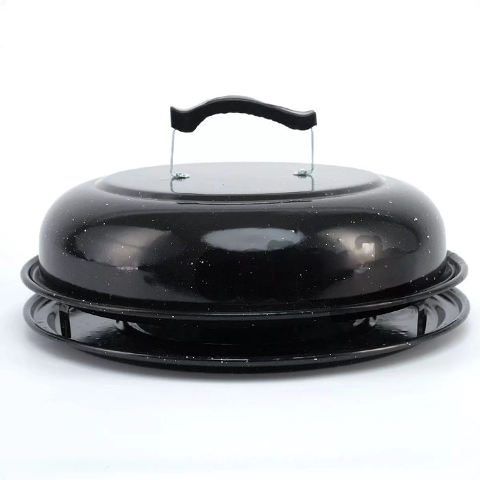 Parrilla Circular Ideal para Asados & BBQ, Large Circular Enameled Grill for Stove, 37.5 cm / 14.76"