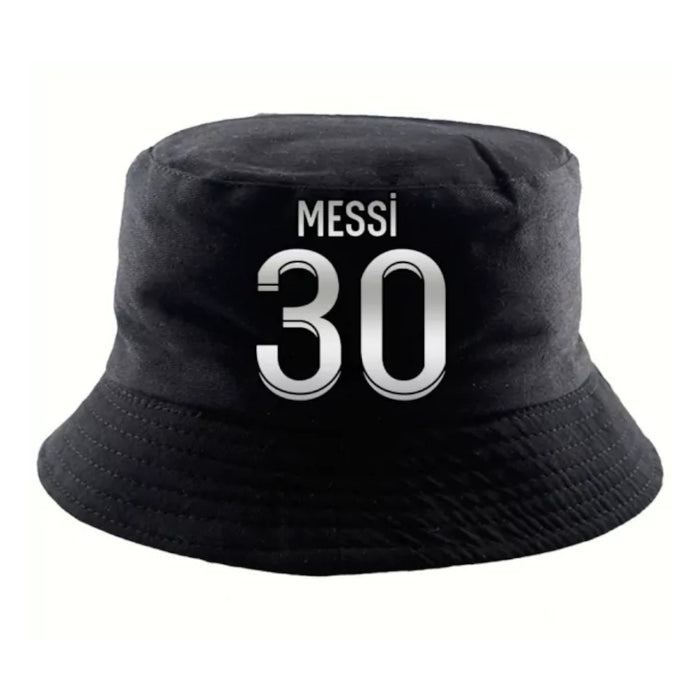 Piluso Messi 30 Hat - Gabardine, Unisex, 58 cm - Black